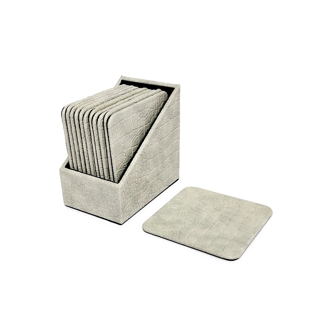 ESTUCHE PORTA VASOS CUADRADOS 12 LISO