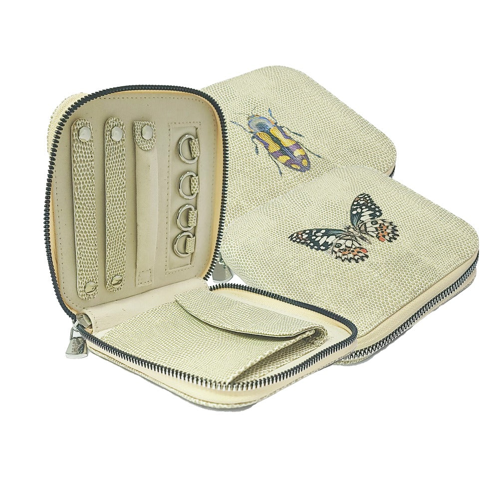 JOYERO DE VIAJE RAYITAS CARNE