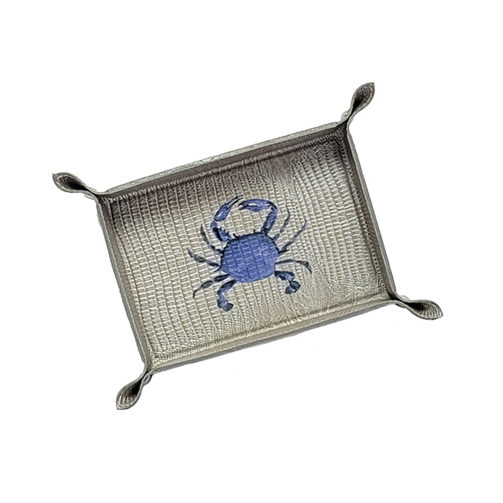 VACIA BOLSILLOS CHICO TEJUS PLATA BEIGE