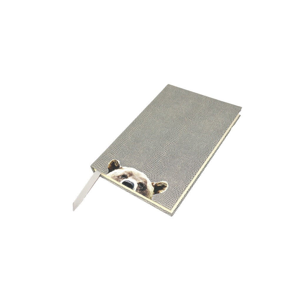 LIBRETA REPTIL GRIS