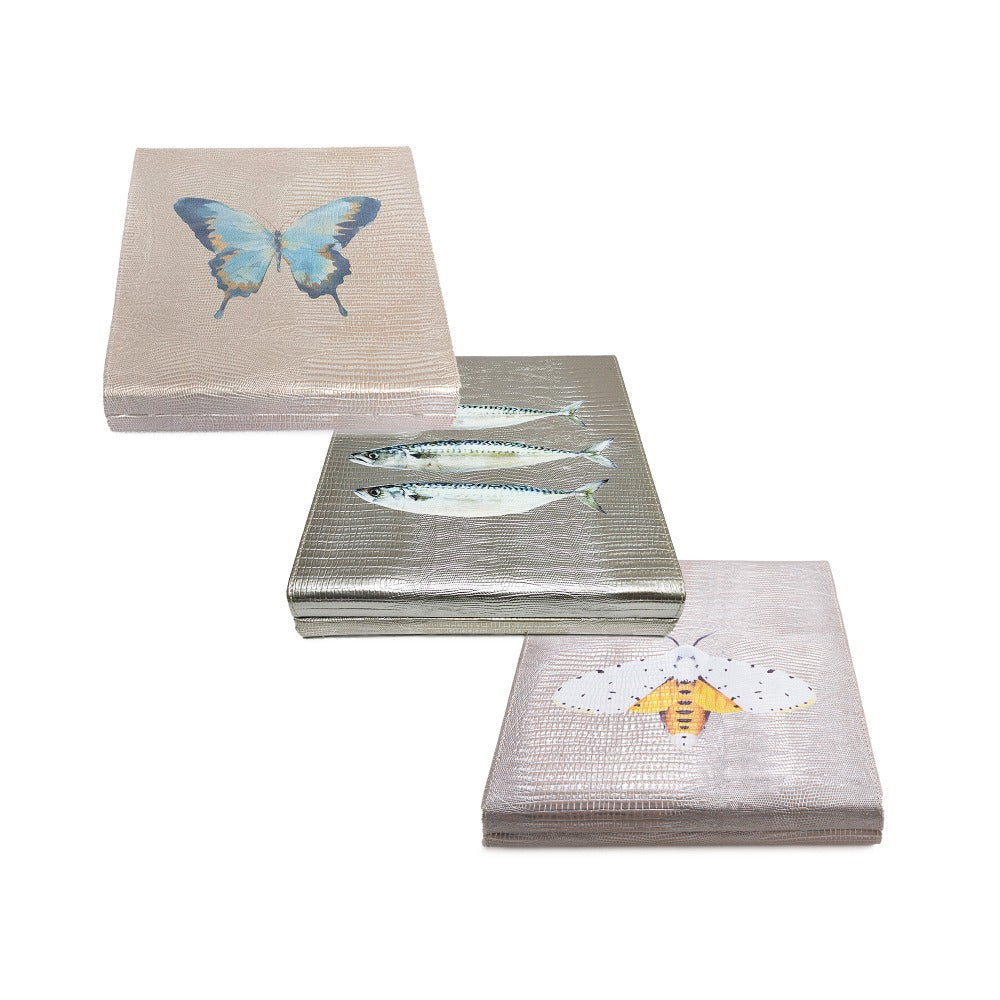 TEJUS BOY FLAT DOMINO SILVER BEIGE