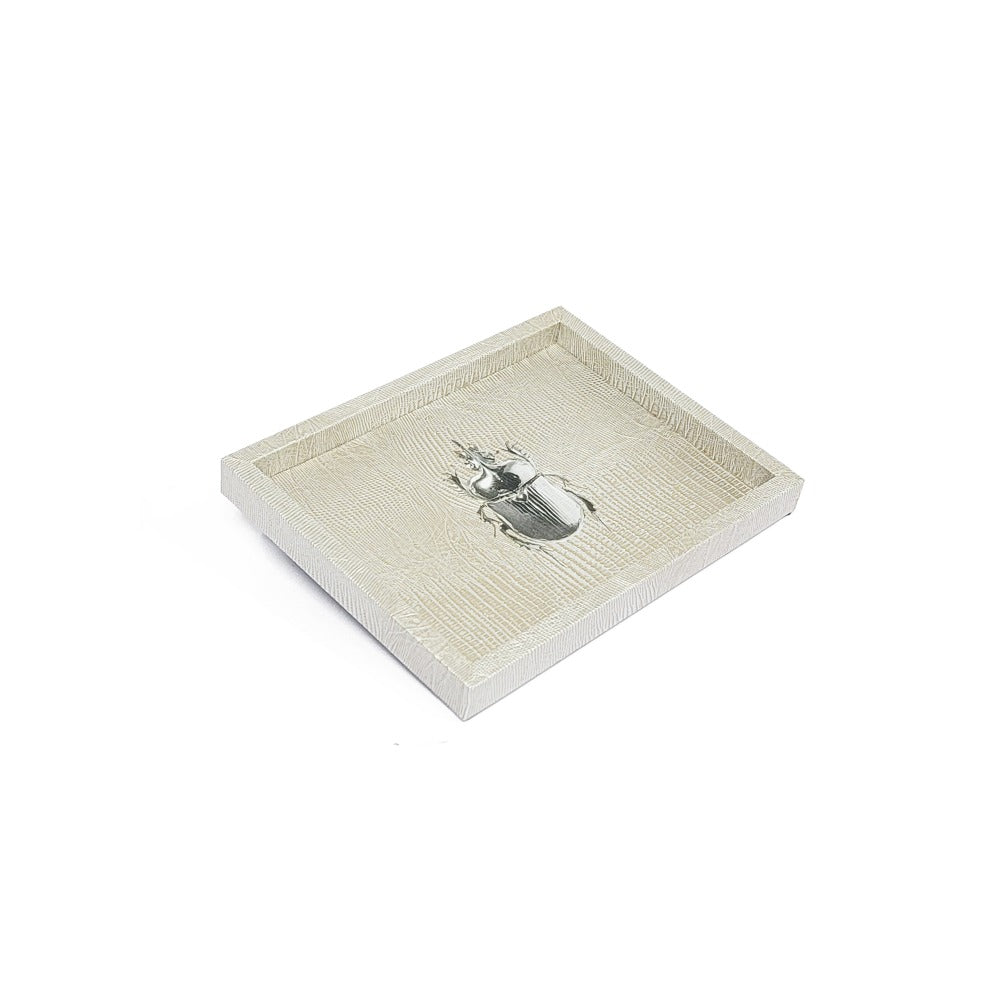 CHAROLA LADDU TEJUS PLATA BEIGE