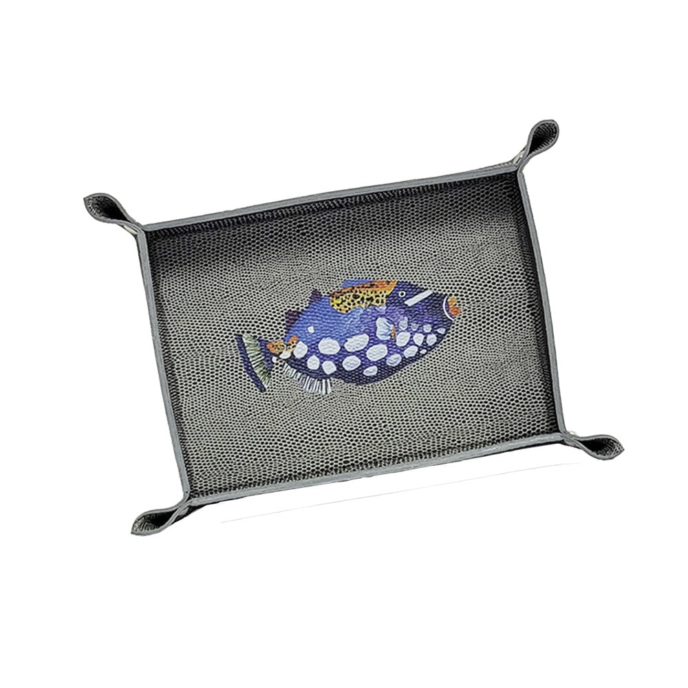 VACIA BOLSILLOS GRANDE REPTIL GRIS