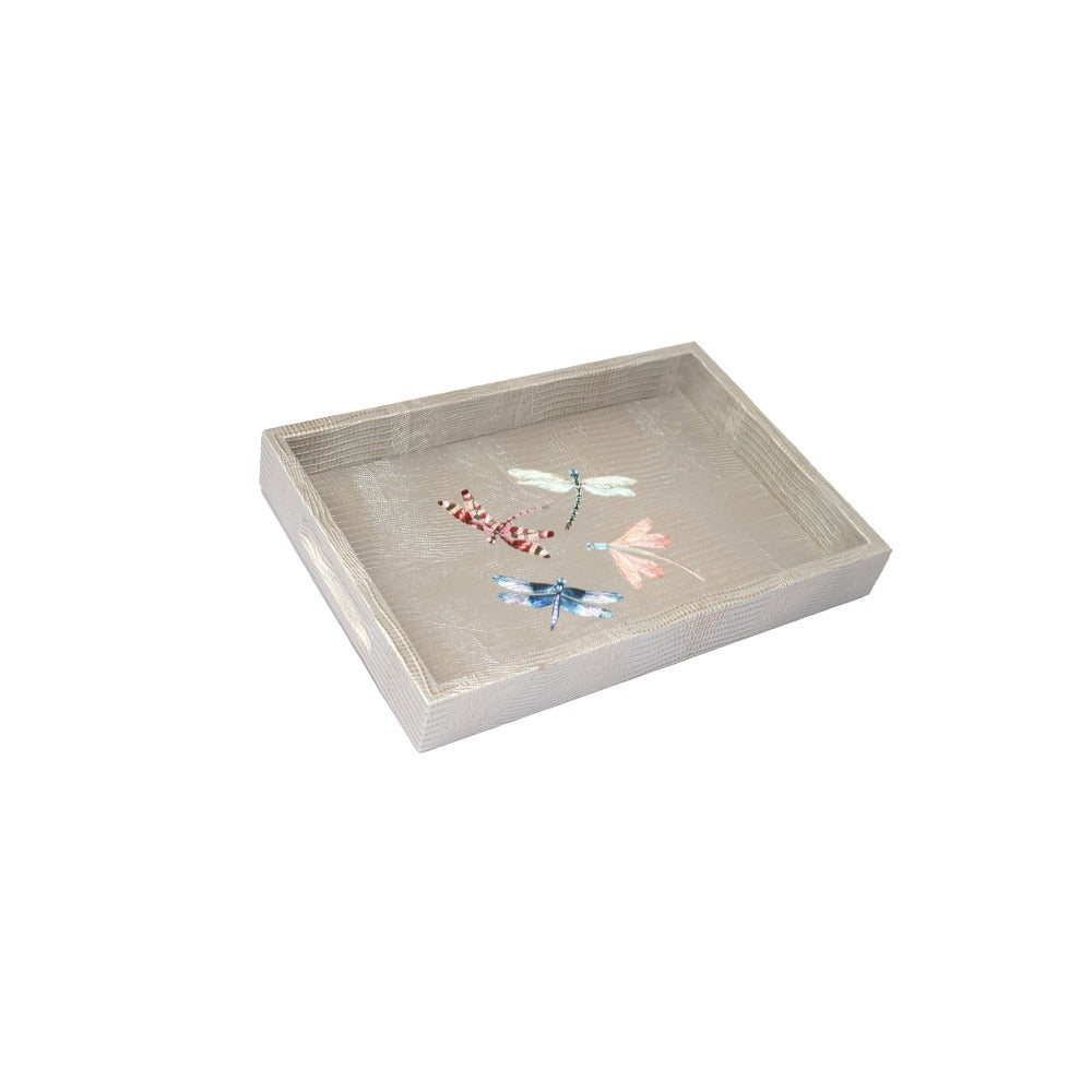 CHAROLA BURO TEJUS PLATA BEIGE