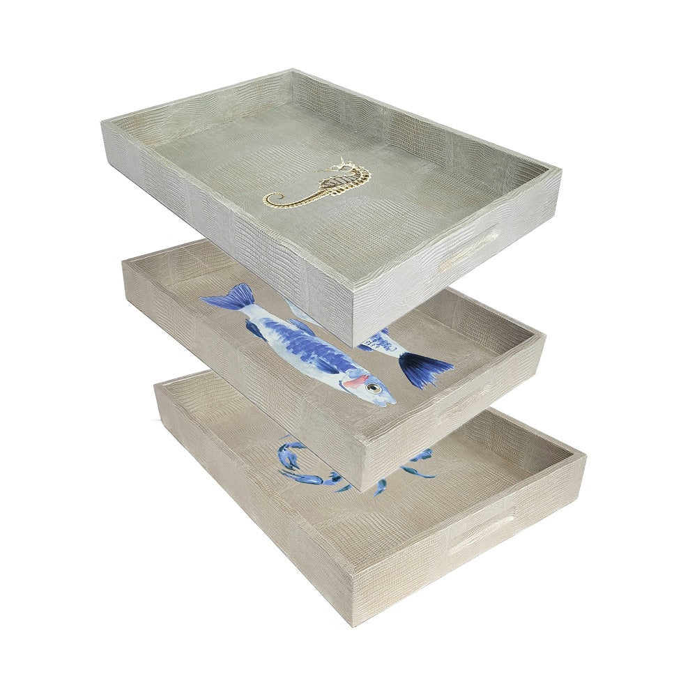 CHAROLA MEDIANA TEJUS PLATA BEIGE