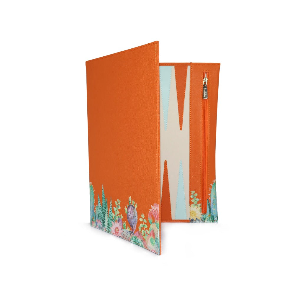 BACKGAMMON DE VIAJE FORRO NARANJA