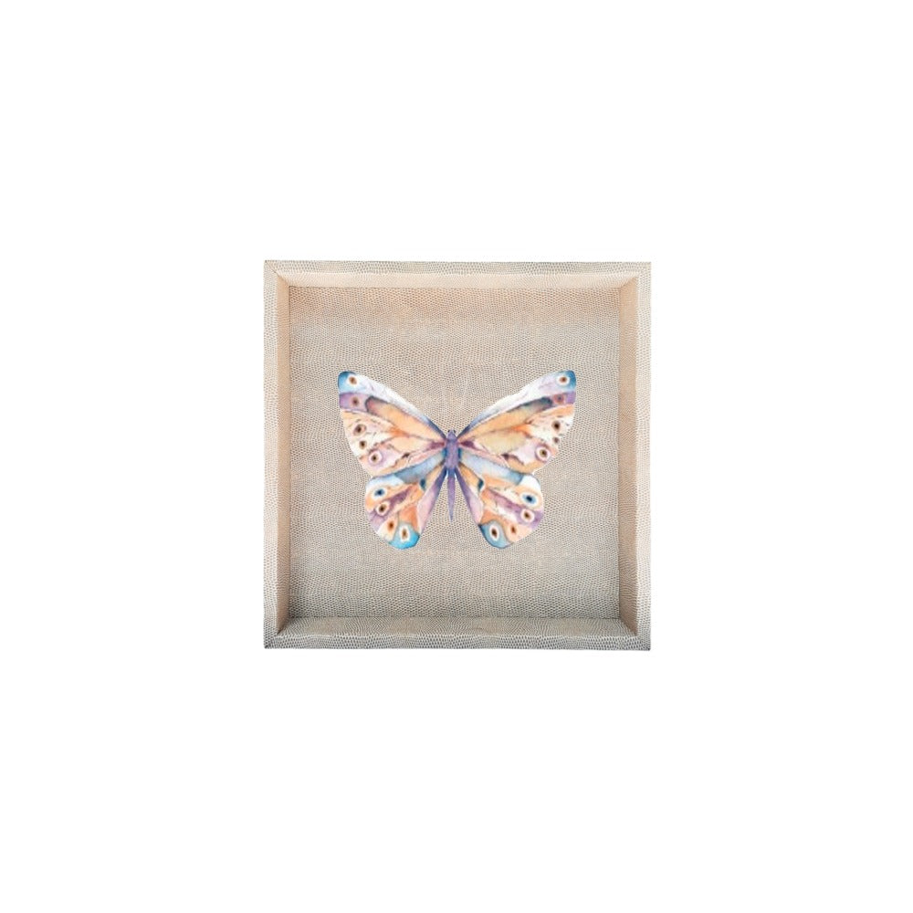 CHAROLA CUADRADA RAYITAS CARNE