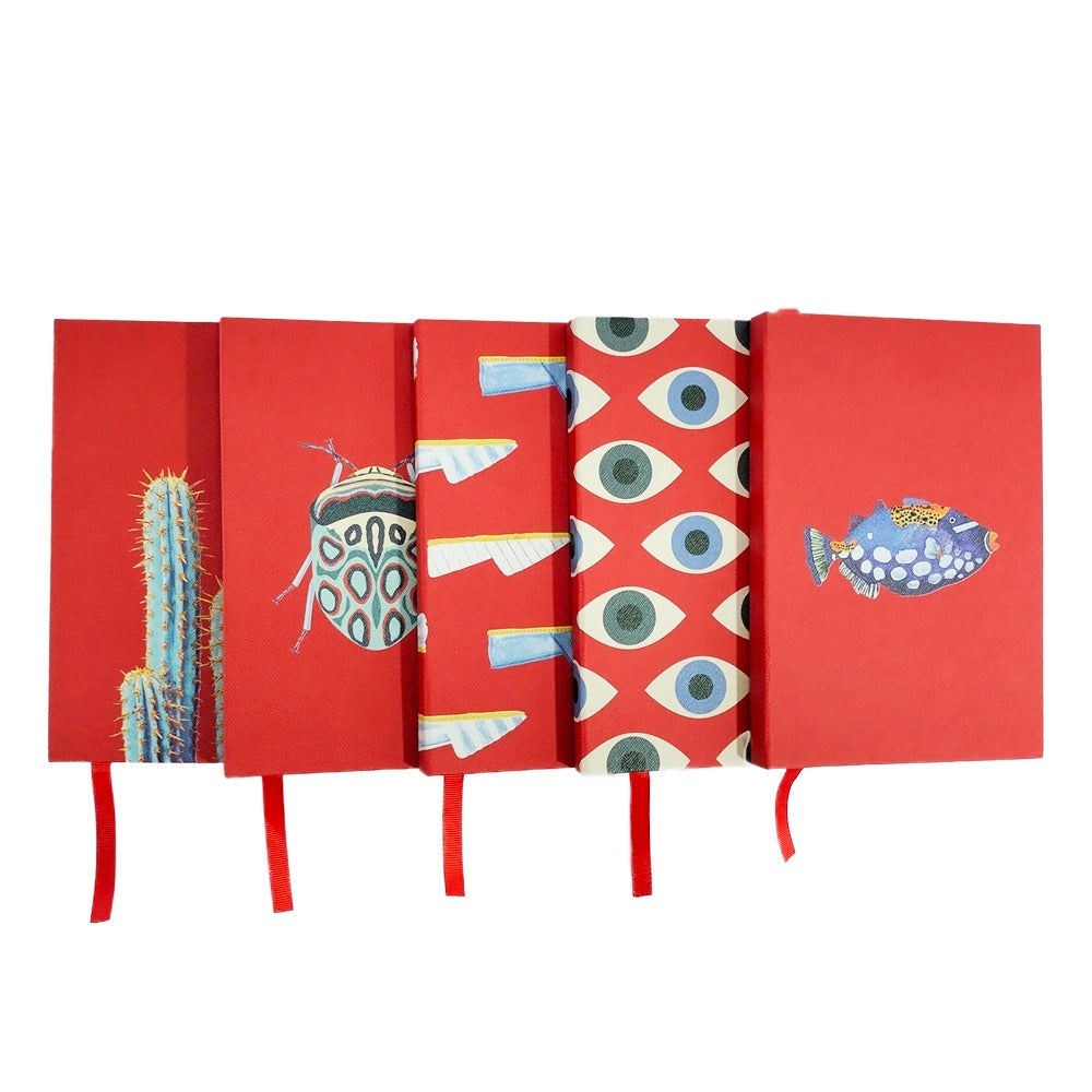 LIBRETA FORRO ROJO