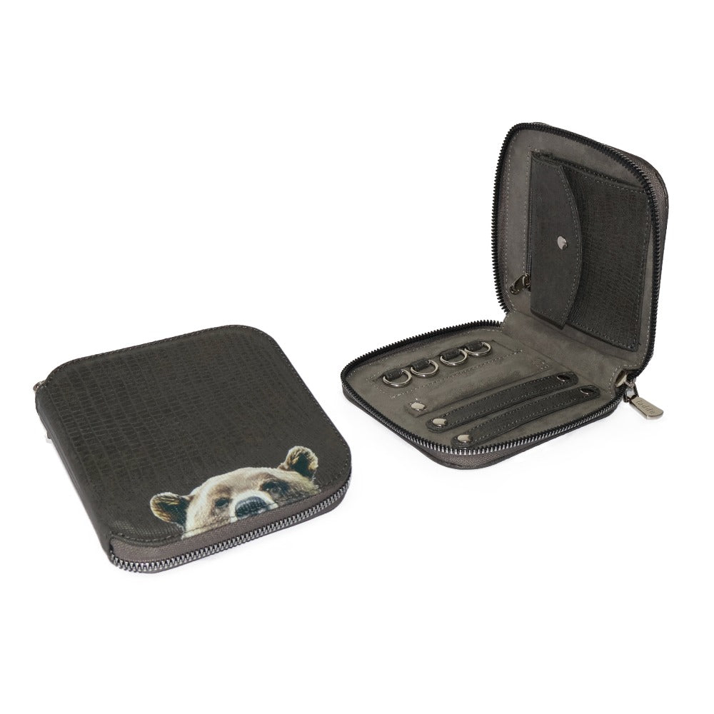 JOYERO DE VIAJE GRIS ARMADILLO