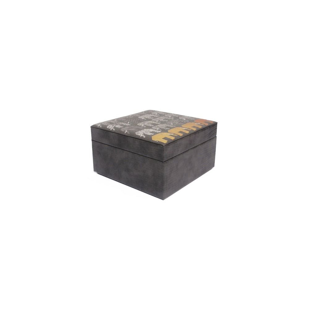 CAJA DECORATIVA CHICA GRIS ARMADILLO PEDRO FRIEDEBRG