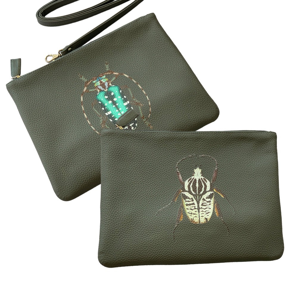 BOLSA DELFINA HOLLY 512 GRIS OSCURO