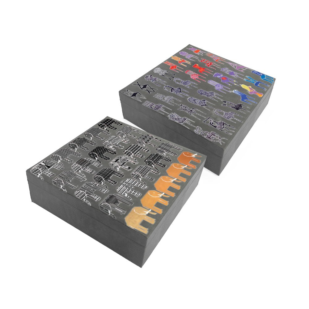 CAJA DE TE 9 GRIS ARMADILLO PEDRO FRIEDEBERG