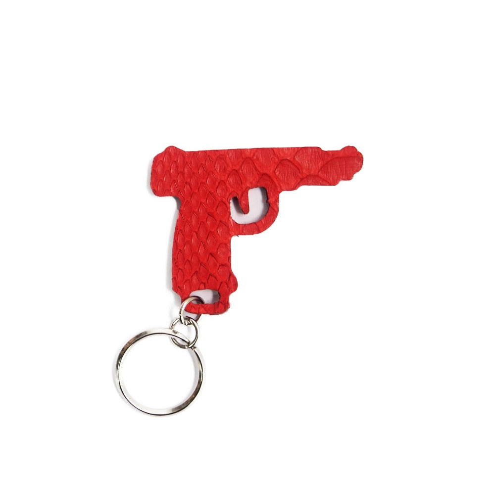 LLAVERO PITON ROJO PISTOLA