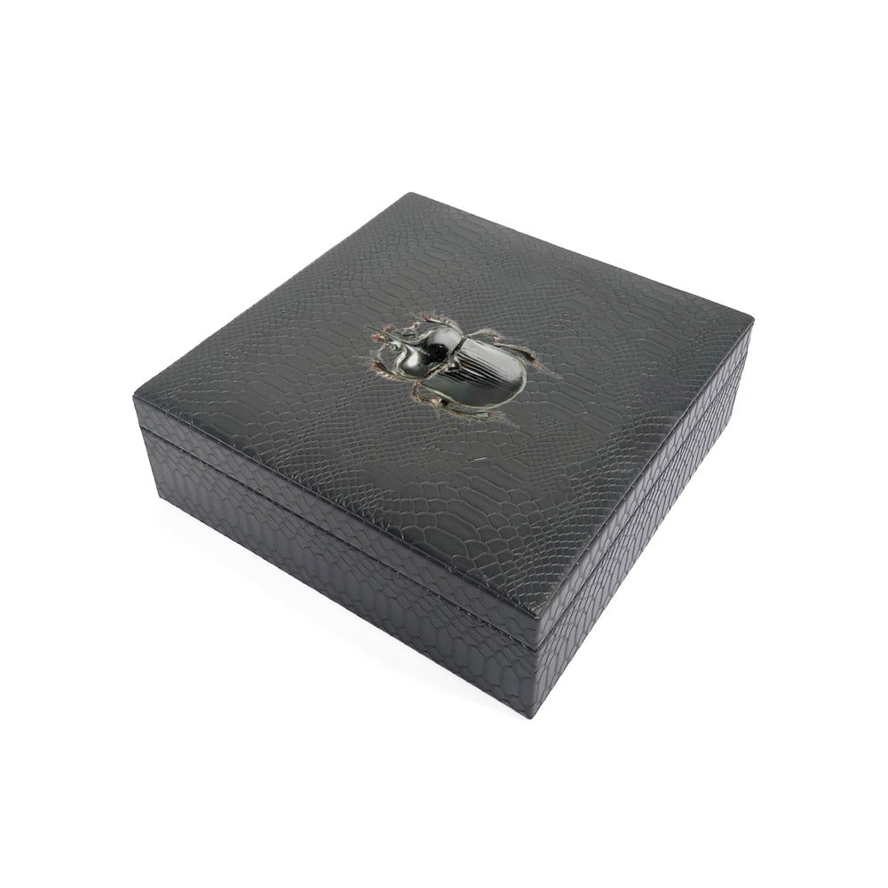 CAJA DE TE 9 NEGRO MATE