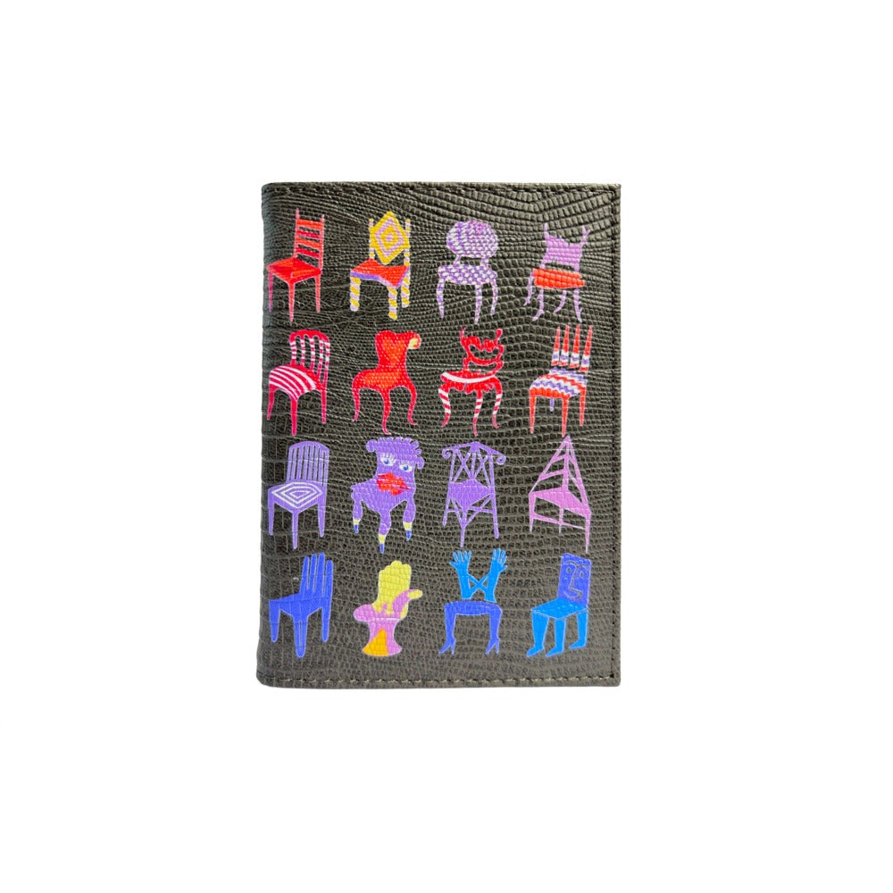 PORTA PASAPORTE Y VISA GRIS ARMADILLO PEDRO FRIEDEBERG