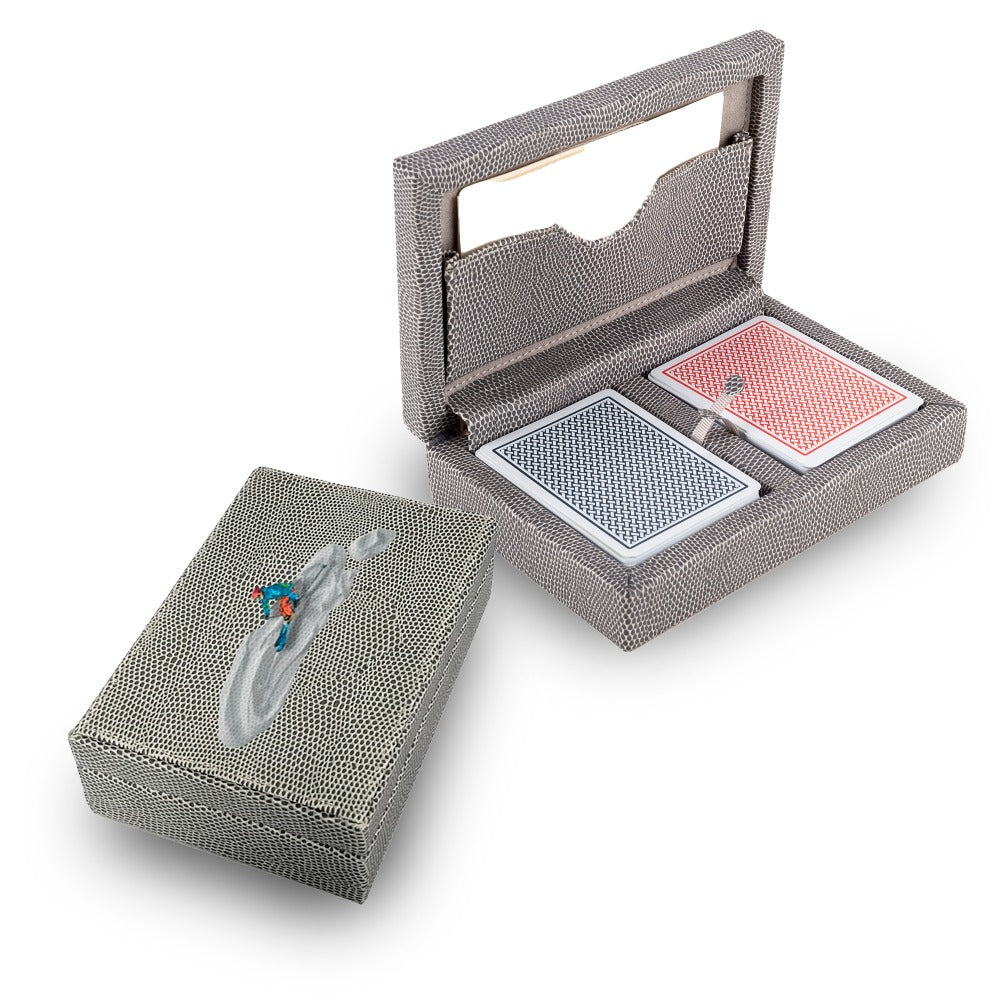 BARAJAS LUJO REPTIL GRIS TAY XACUR