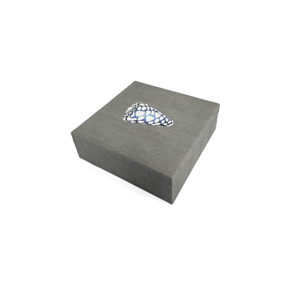 CAJA DE TE 9 REPTIL GRIS