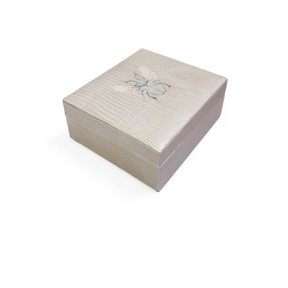 JOYERO BURO TEJUS PLATA BEIGE