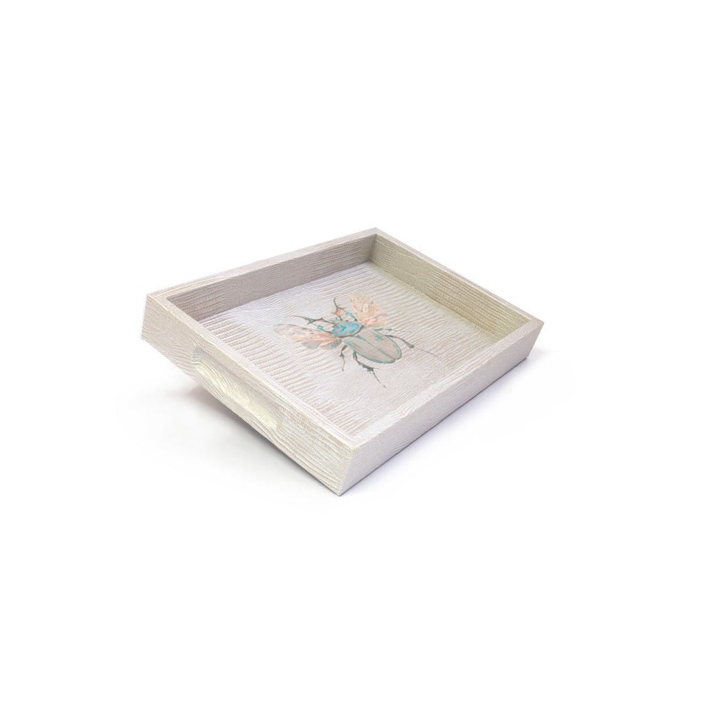 CHAROLA BURO TEJUS PLATA BEIGE