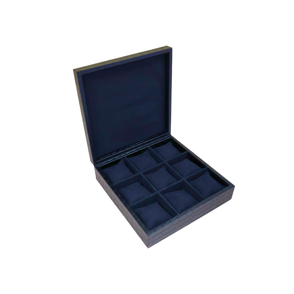 RELOJERA PIEL 9 ESPACIOS