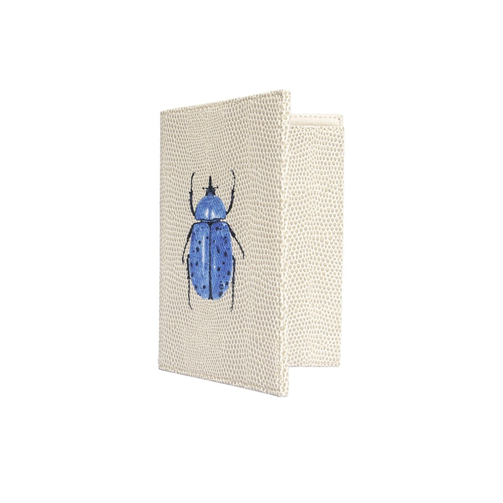 PORTA PASAPORTE Y VISA RAYITAS CARNE