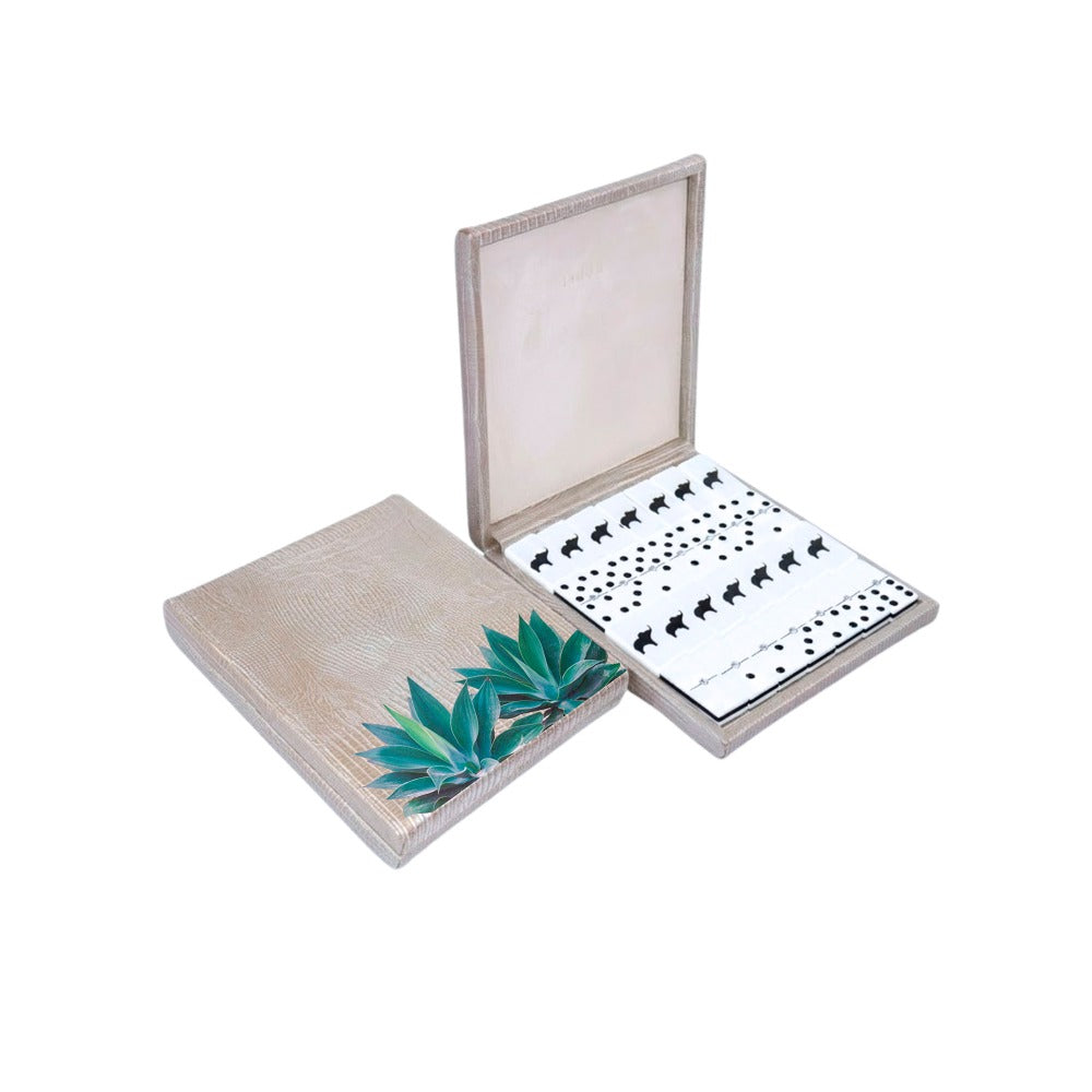 TEJUS BOY FLAT DOMINO SILVER BEIGE