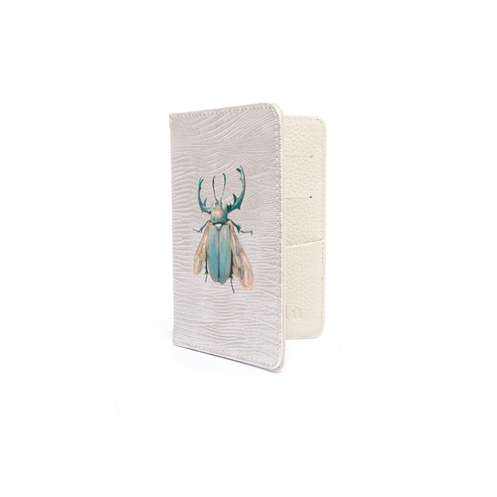 TARJETERO NACHO TEJUS PLATA BEIGE