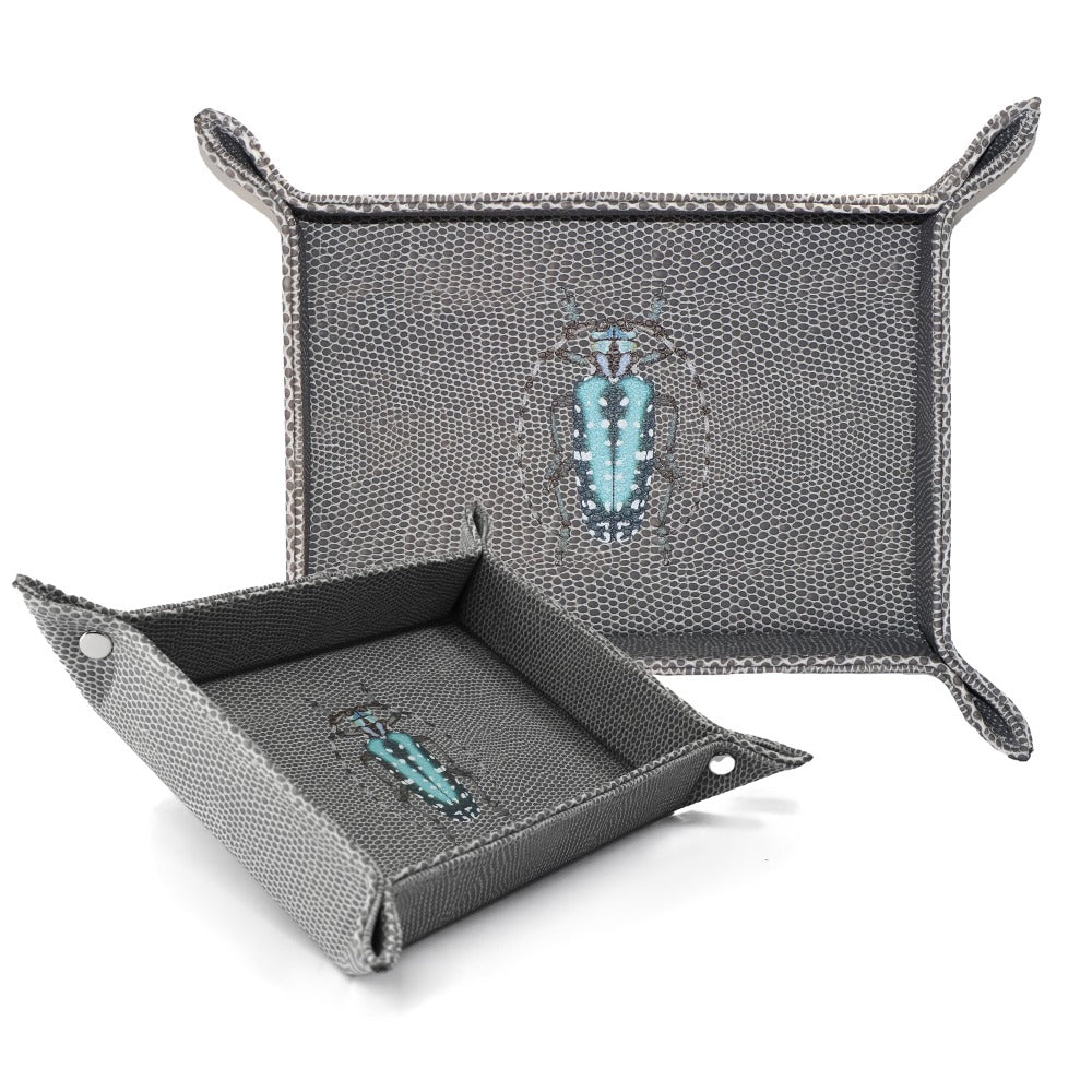 VACIA BOLSILLOS CHICO REPTIL GRIS