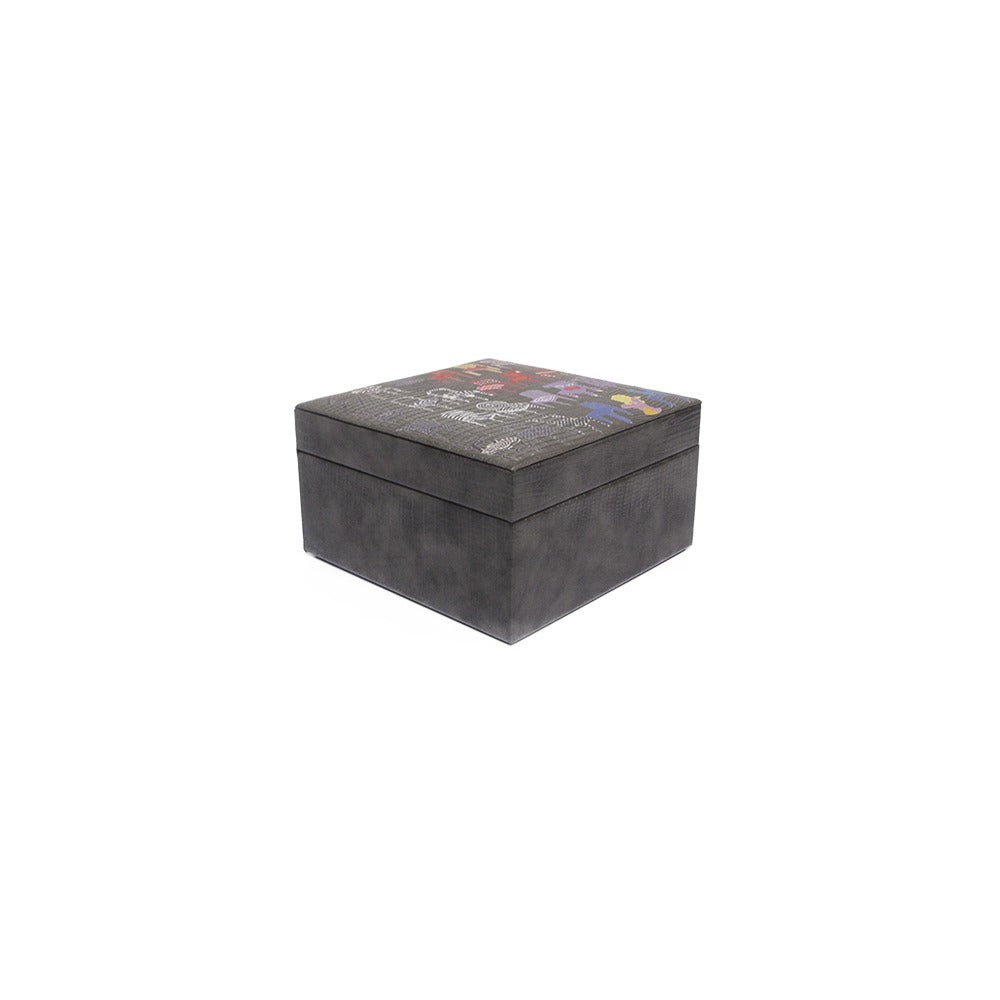 CAJA DECORATIVA CHICA GRIS ARMADILLO PEDRO FRIEDEBRG