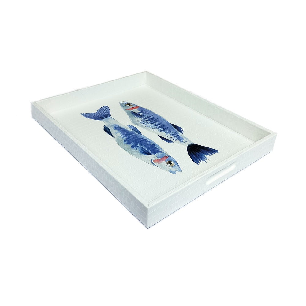 CHAROLA EXTRA GRANDE CROCO BLANCO