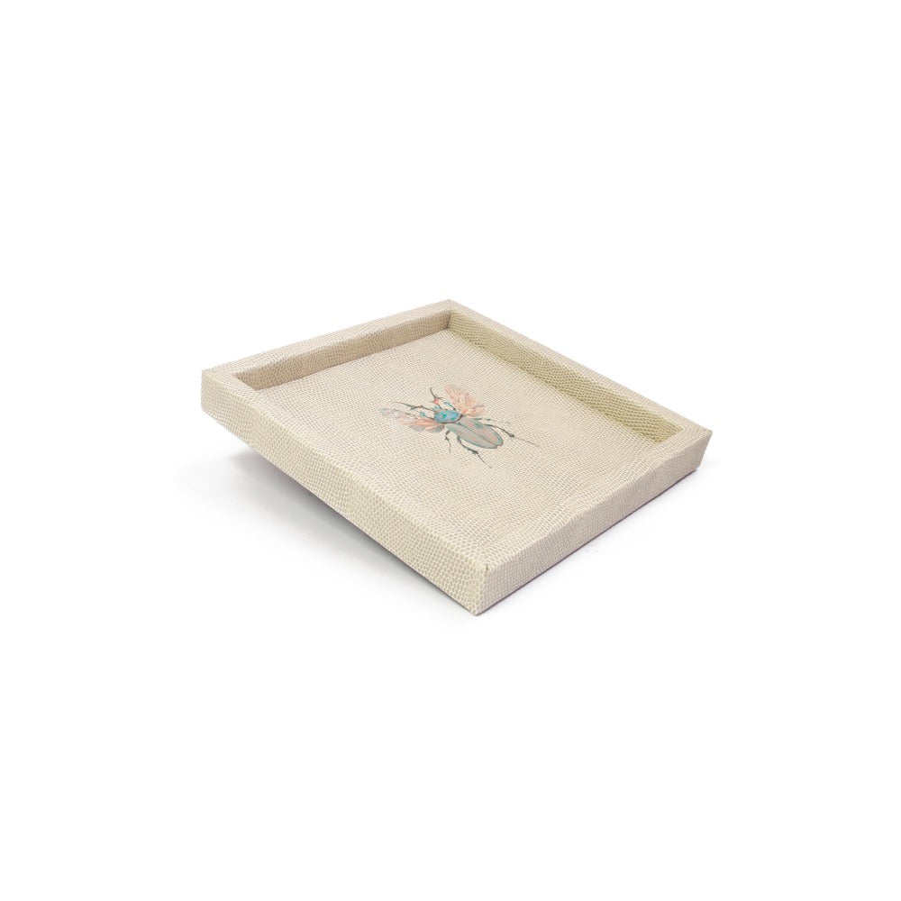 CHAROLA 15 X 15 RAYITAS CARNE