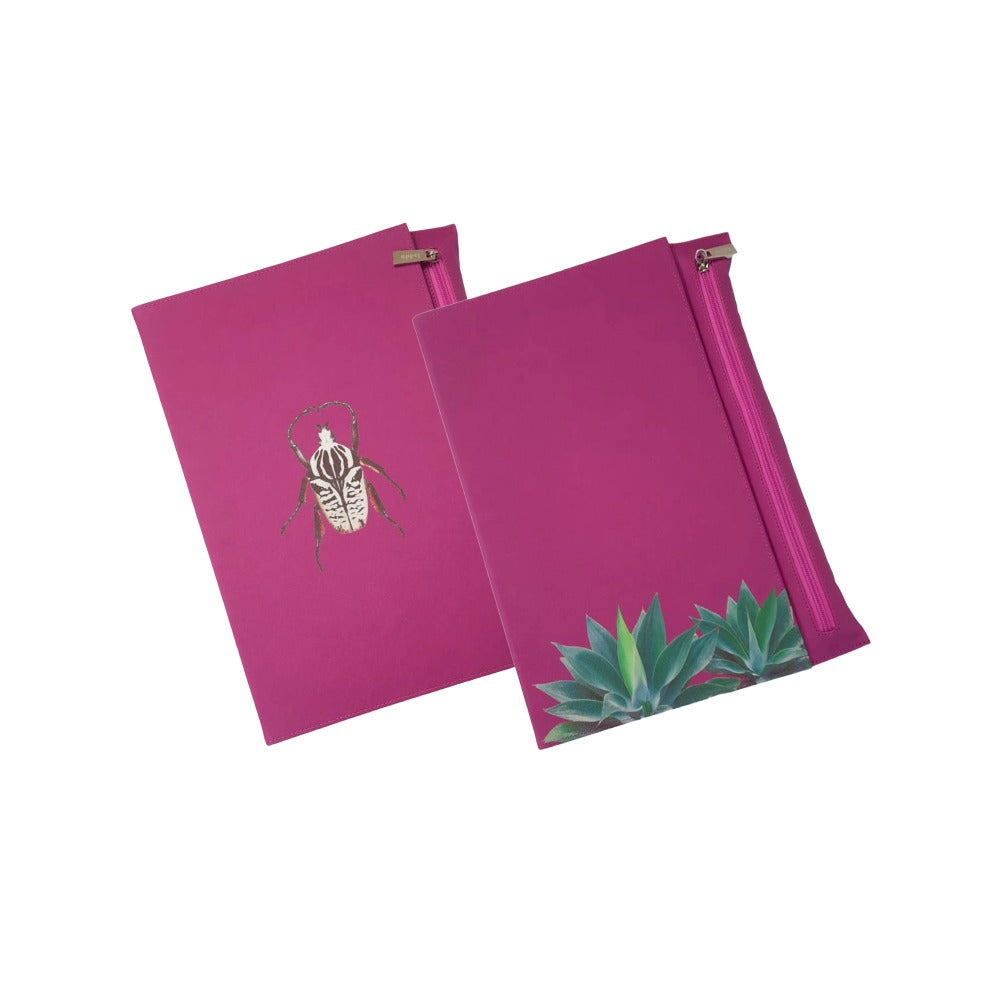 BACKGAMMON DE VIAJE FORRO MAGENTA