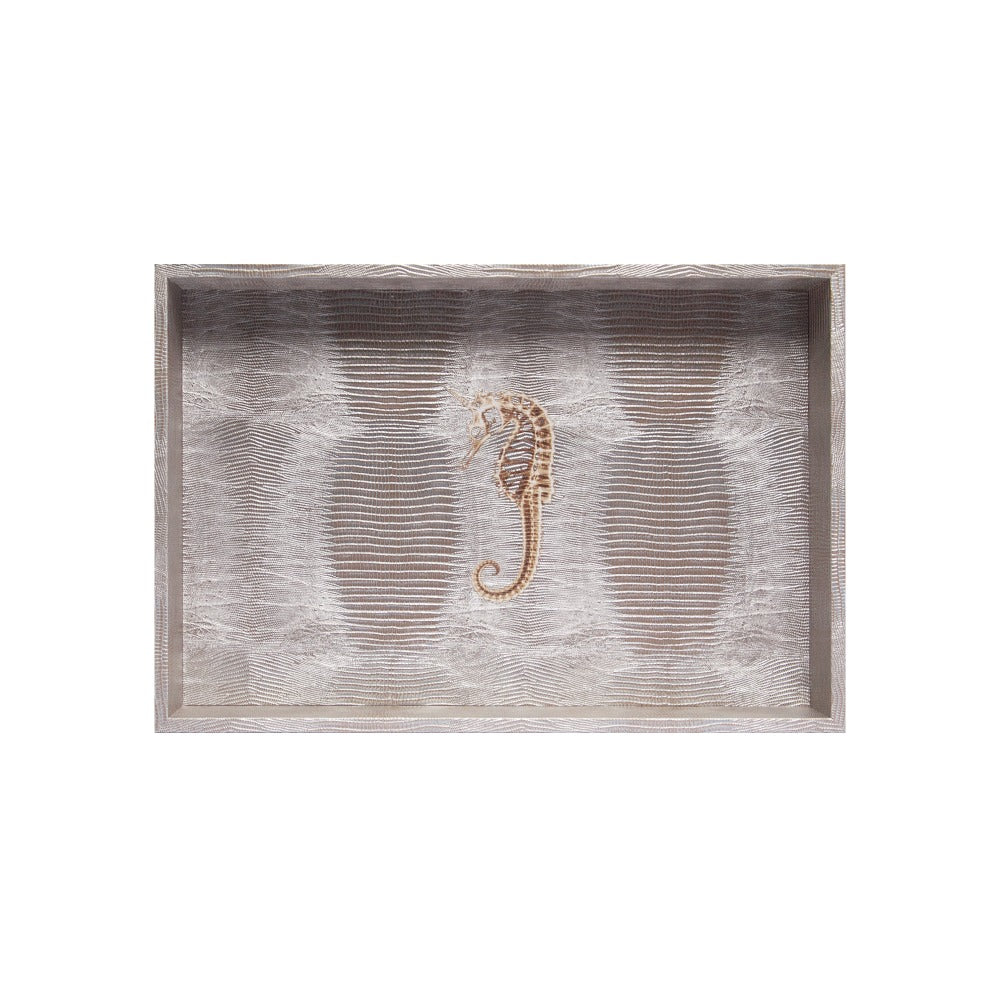 CHAROLA MEDIANA TEJUS PLATA BEIGE
