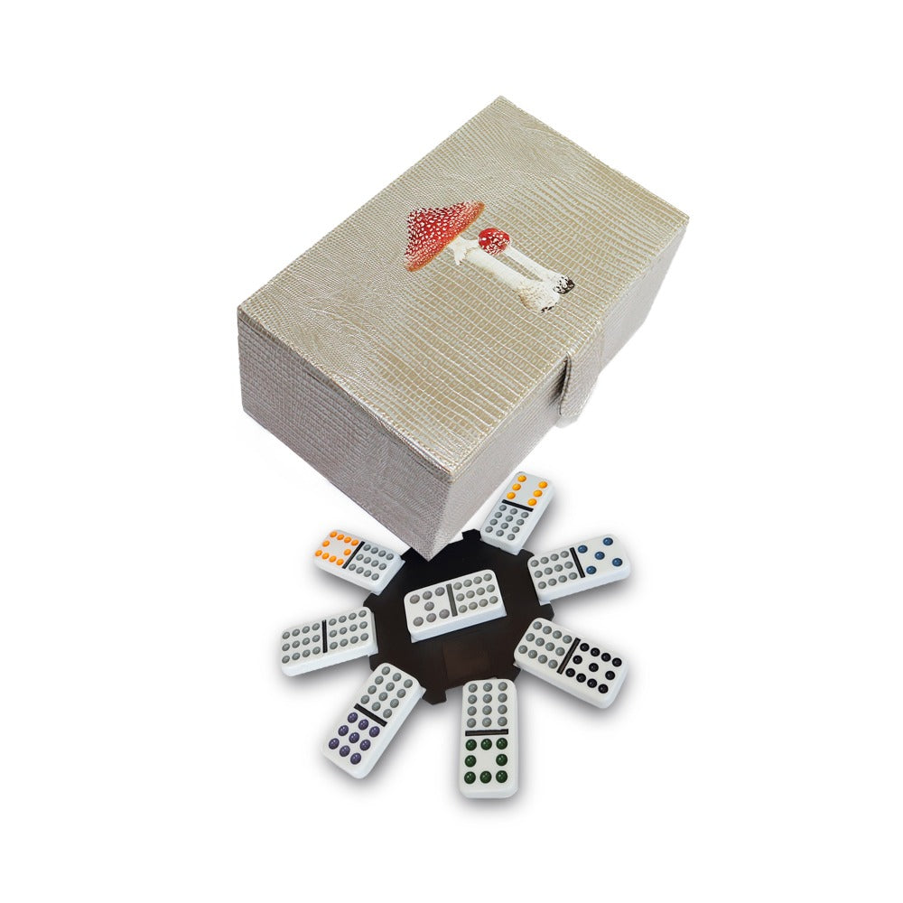 DOMINO CUBANO TEJUS PLATA BEIGE