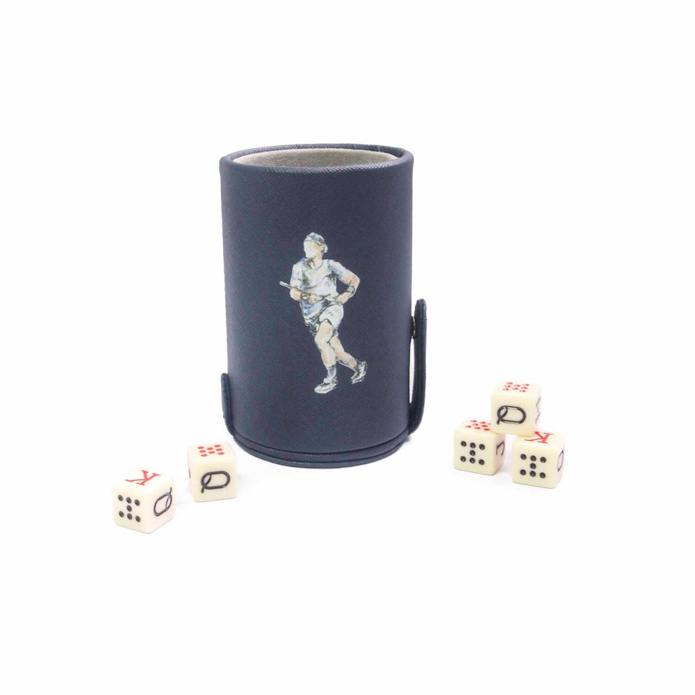 CUBILETE CON TAPA FORRO AZUL NOCHE TAY XACUR
