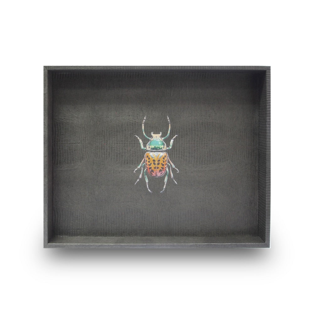 LARGE GREY ARMADILLO TRAY