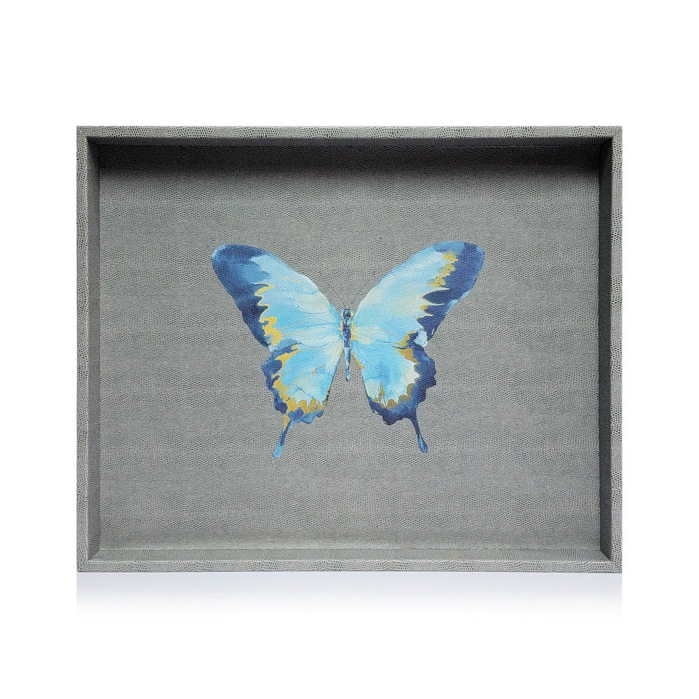 CHAROLA EXTRA GRANDE REPTIL GRIS