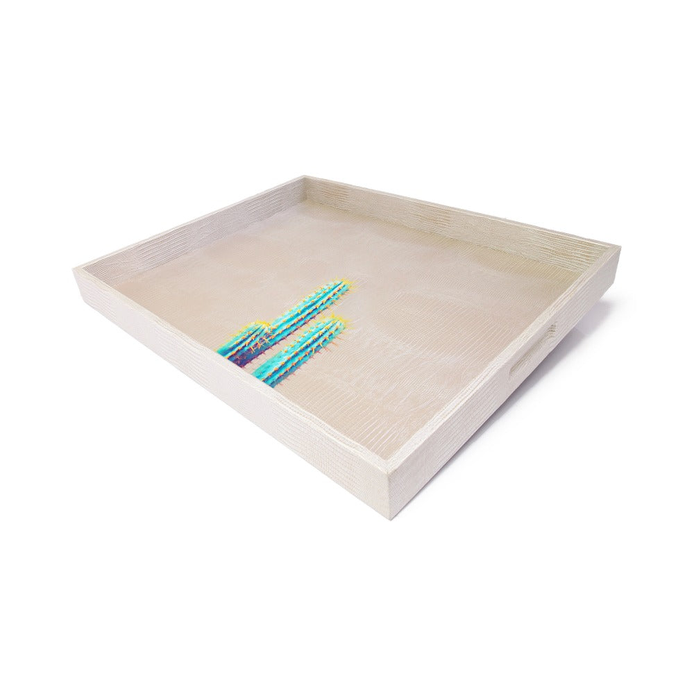 CHAROLA EXTRA GRANDE TEJUS PLATA BEIGE