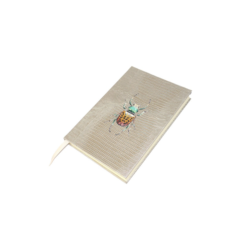 LIBRETA TEJUS PLATA BEIGE