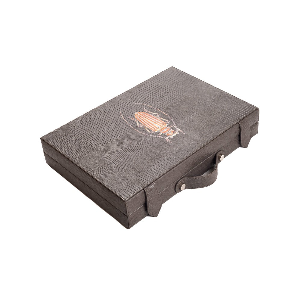 BACKGAMMON MEDIANO GRIS ARMADILLO