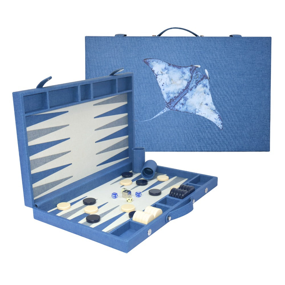 BACKGAMMON GRANDE FIORE OCEANO