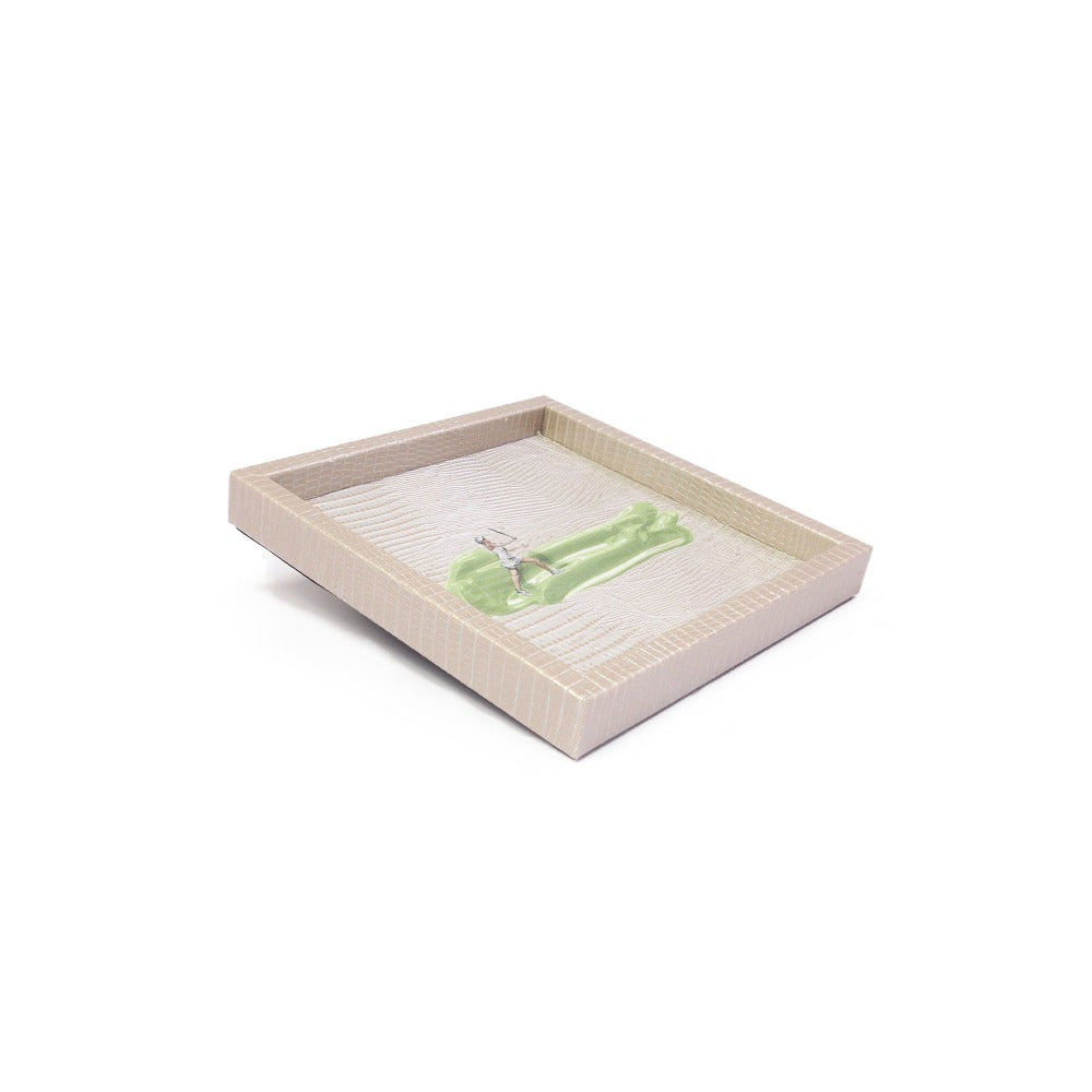 CHAROLA 18 X 18 TEJUS PLATA BEIGE TAY XACUR