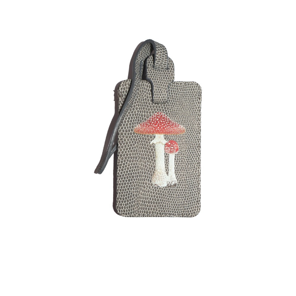 TAG PARA MALETA REPTIL GRIS