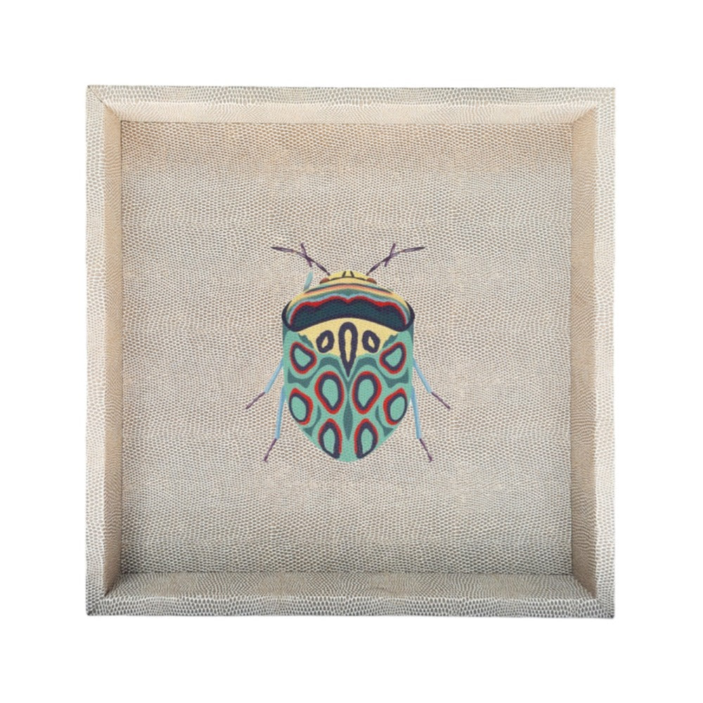 CHAROLA 40 X 40 RAYITAS CARNE