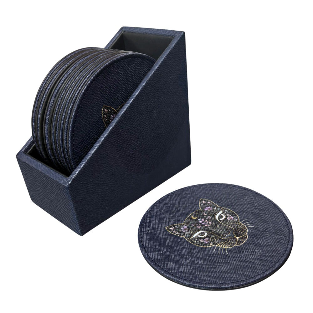 ESTUCHE PORTA VASOS CIRCULARES 12 JAGUAR