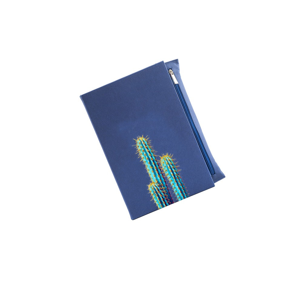 BACKGAMMON DE VIAJE FORRO AZUL MEDIO