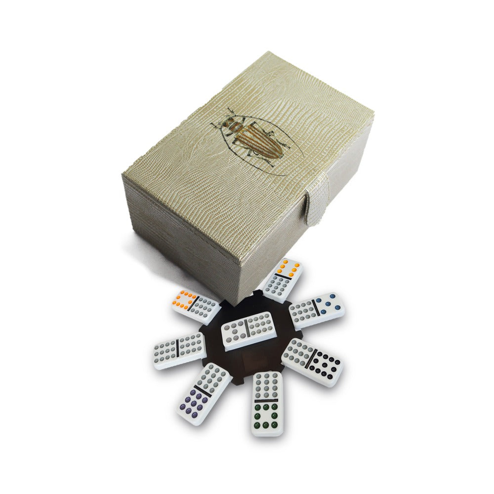 DOMINO CUBANO TEJUS PLATA BEIGE