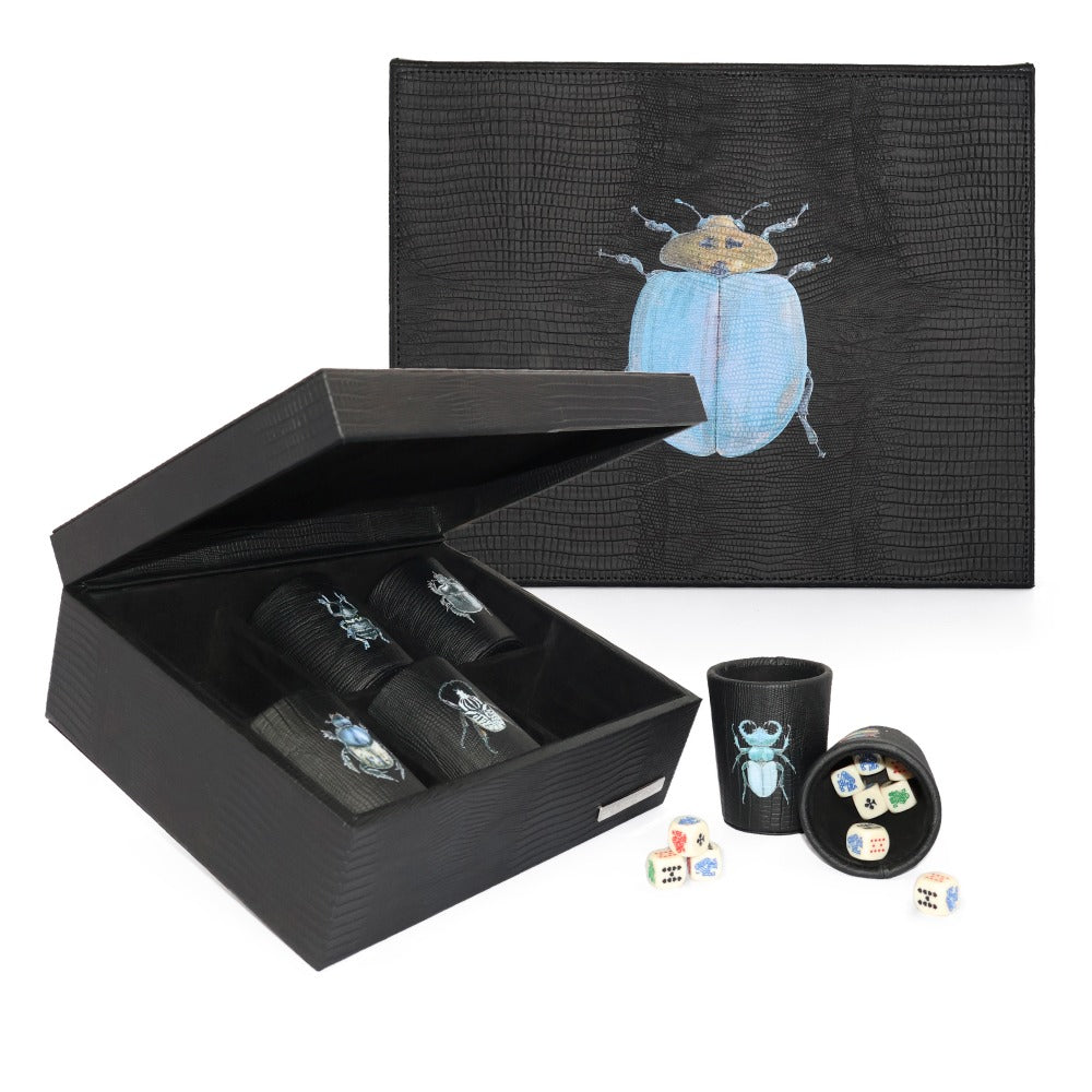 SET CUBILETES NEGRO ARMADILLO