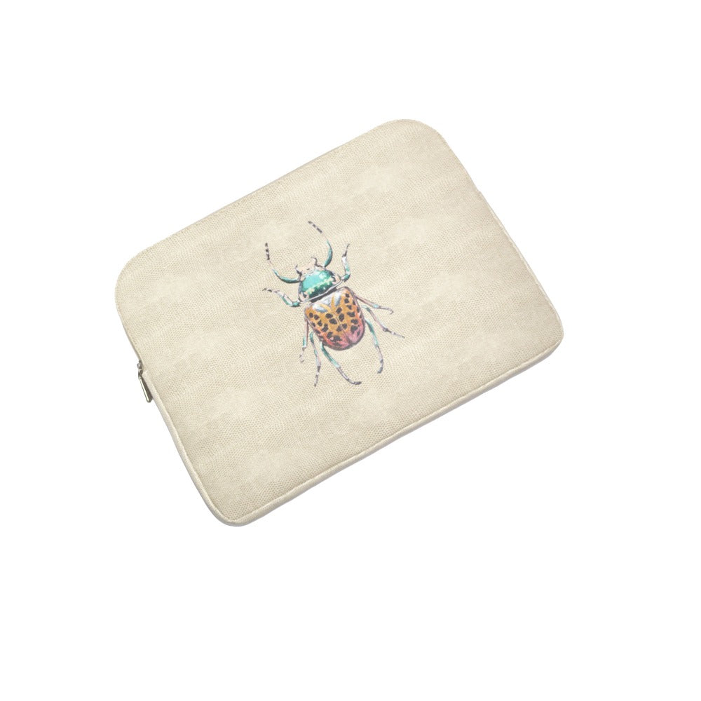PORTA LAPTOP 15 RAYITAS CARNE