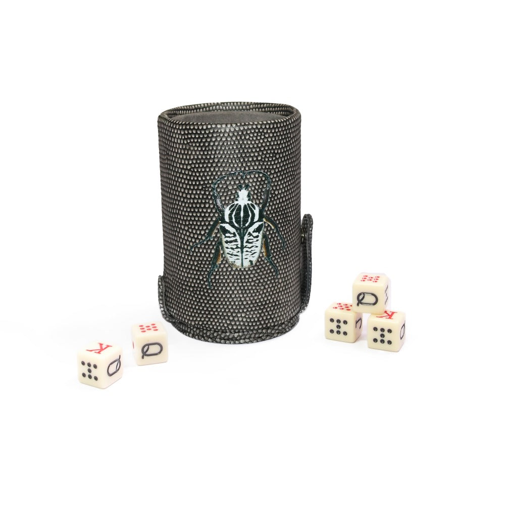CUBILETE CON TAPA CARBON